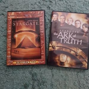 Lot Of 2 Dvds Stargate, & Stargate The Ark Of Truth Pre-Owned Tested Working